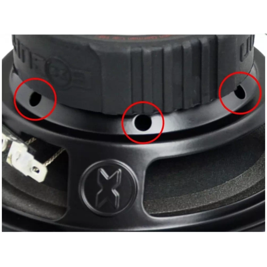 Excursion SHX-6C 2-drożny samochodowy zestaw głośnikowy: 2 woofery 165mm, 2 tweetery 25mm, 2 zwrotnice - 3ohm, 90/250W, 92dB, 50-21000Hz, głębokość 60